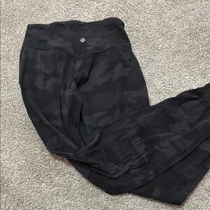 Lululemon Black Camo Leggings